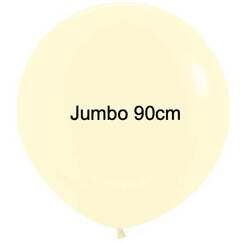 Pastel Yellow 90cm Matte Balloons - pk2