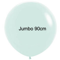 Pastel Green 90cm Matte Balloons - pk2