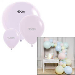 Pastel Lilac 60cm Matte Balloons - pk3