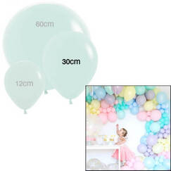 Pastel Green 30cm Matte Balloons - pk100