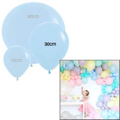 Pastel Blue 30cm Matte Balloons - pk25