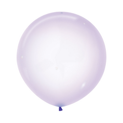 Crystal Pastel Lilac 60cm Balloons - pk3