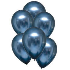 Blue Reflex Balloons (30cm) - pk12
