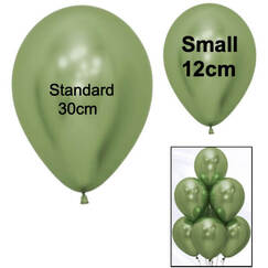 Lime Green Small 12cm Reflex Balloons - pk50