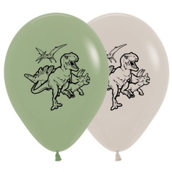 Dinosaurs Eucalyptus & Sand Balloons - pk25