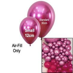 Fuchsia Small 12cm Reflex Balloons - pk50