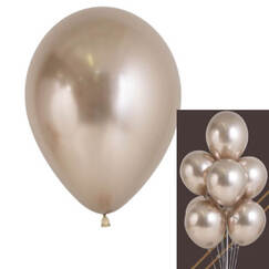 Champagne Reflex Balloons (30cm) pk50