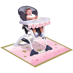 Pink Twinkle Little Star High Chair Kit