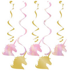 Unicorn Sparkle Swirls - pk5