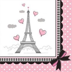 Small Party In Paris Napkins - pk18