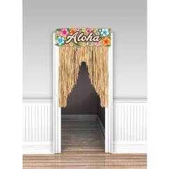 Hibiscus Aloha Door Curtain