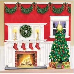 Christmas Scene Wall Decorating Kit