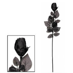 Black Rose Bud Prop (60cm)