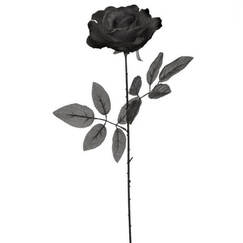 Black Rose Prop (61cm)
