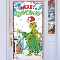 Merry Grinchmas Door Cover 