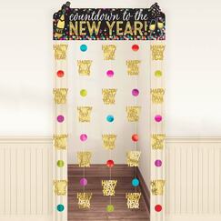 New Year Confetti Door Curtain