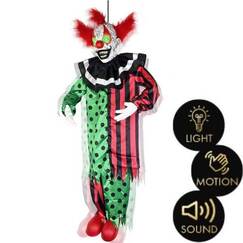 Animated Shaking Clown Prop (4.4ft)