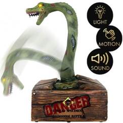 Animated Zombie Snake (Lights Sound Motion)