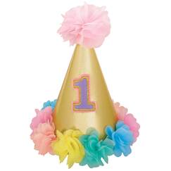 1st Birthday Pastel Party Hat