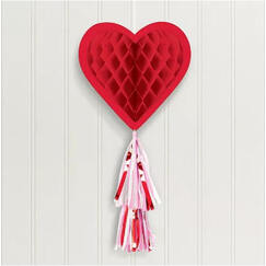 Hanging Heart With Tassels (56cm)