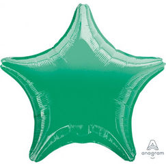 Metallic Green Star Foil Balloon (45cm)