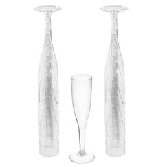 Clear Champagne Flutes (pk20)
