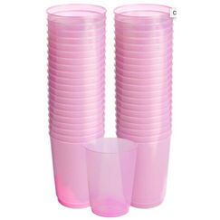 Pink Tumbler Cups (295ml) - pk72