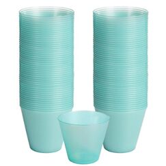 Robins Egg Plastic Cups (266ml) - pk72