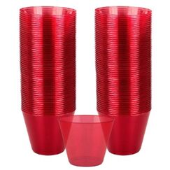 Red Plastic Cups (266ml) - pk72