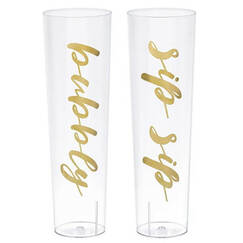 Stemless Bubbly Champagne Flutes (pk2)