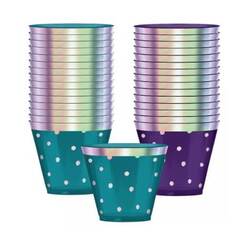 Sapphire Plastic Cups - pk30