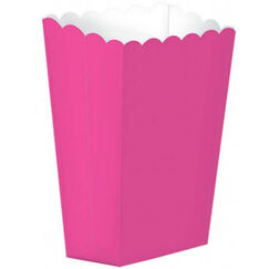 Bright Pink Treat Boxes - pk5