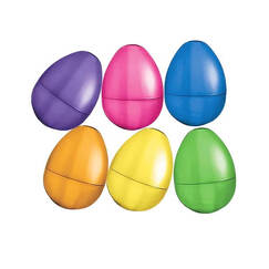 Fillable Plastic Easter Eggs (10cm) pk6