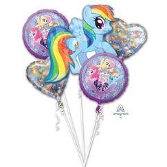 My Little Pony Balloon Bouquet (flat) - pk5
