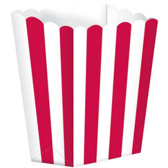 Red and White Treat Boxes - pk5