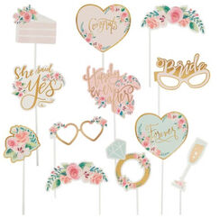 Mint To Be Photo Stick Props - pk13