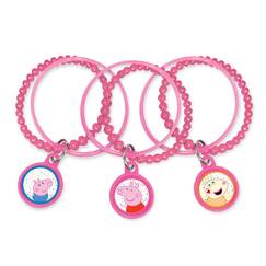 Peppa Pig Confetti Party Charm Bracelets