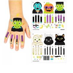 Halloween Hand Tattoos - 12 Sets