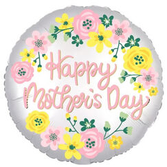Floral Mothers Day Balloon (45cm)