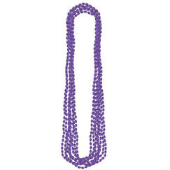 Purple Bead Necklaces - pk8