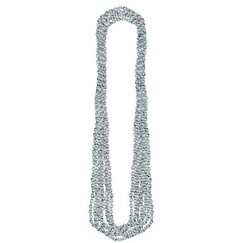 Silver Bead Necklaces - pk8
