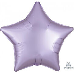 Lilac Satin Luxe Star Foil Balloon (45cm)