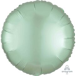 Mint Green Round Satin Balloon (45cm)