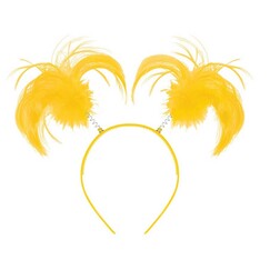 Yellow Ponytail Head Bopper Headband