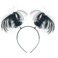 Black Ponytail Head Bopper Headband