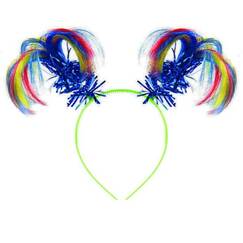 Rainbow Ponytail Head Bopper