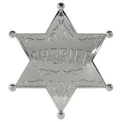 Large Sheriff Badge (11cm)