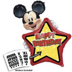 Mickey Birthday Balloon - Personalise It