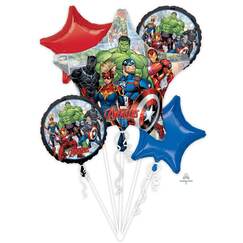Avengers Unite Balloon Bouquet (flat) - pk5