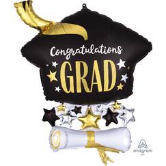 Cap & Diploma Congratulations Grad Balloon (63cm)